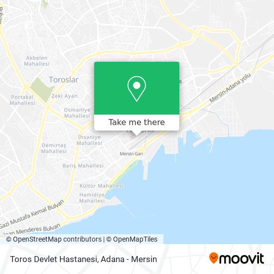 Toros Devlet Hastanesi map