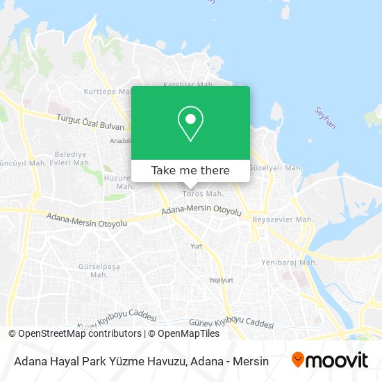 Adana Hayal Park Yüzme Havuzu map