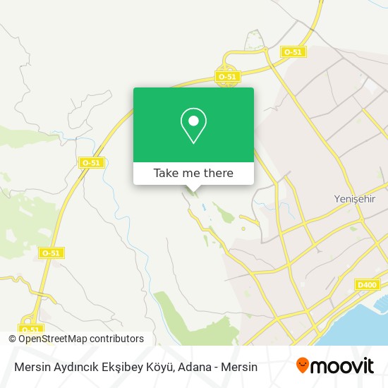 Mersin Aydıncık Ekşibey Köyü map