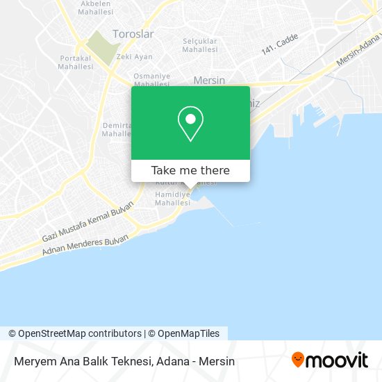 Meryem Ana Balık Teknesi map