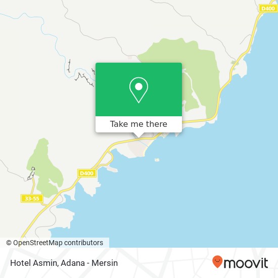 Hotel Asmin map