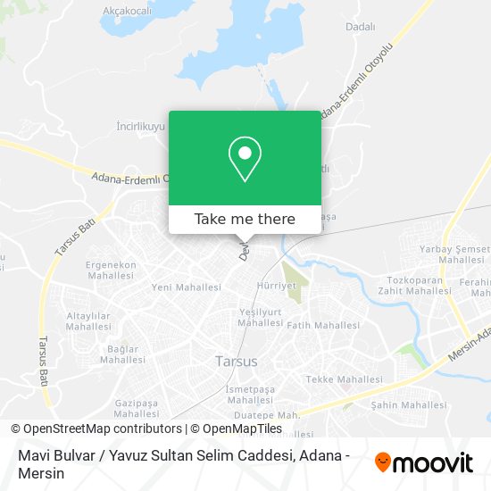 Mavi Bulvar / Yavuz Sultan Selim Caddesi map