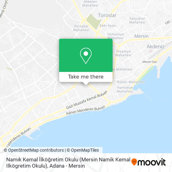 Namık Kemal İlköğretim Okulu (Mersin Namik Kemal Ilkögretim Okulu) map