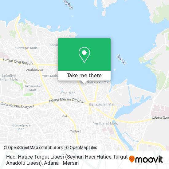 Hacı Hatice Turgut Lisesi (Seyhan Hacı Hatice Turgut Anadolu Lisesi) map
