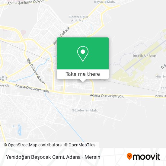 Yenidoğan Beşocak Cami map