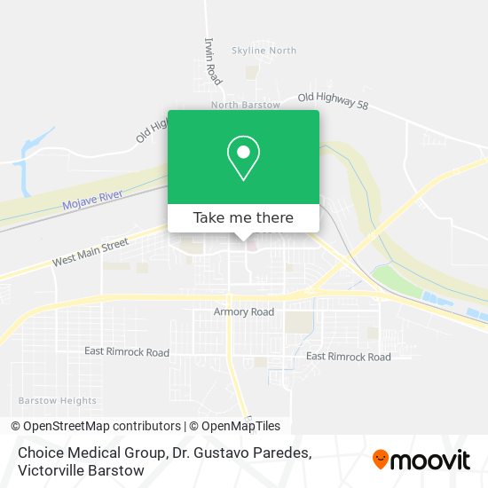 Choice Medical Group, Dr. Gustavo Paredes map