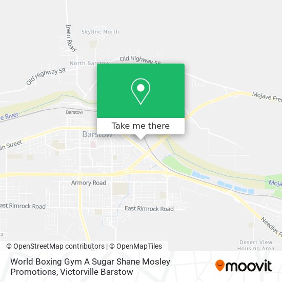 Mapa de World Boxing Gym A Sugar Shane Mosley Promotions