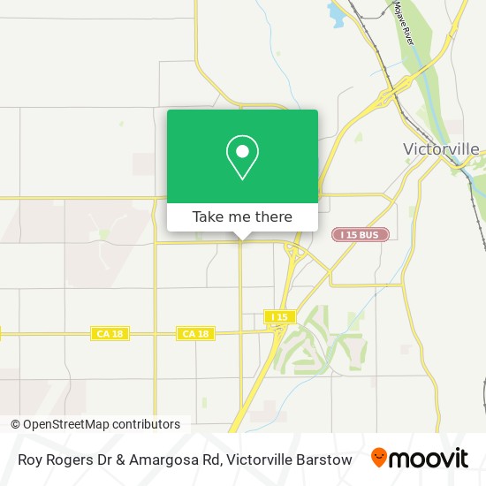 Roy Rogers Dr & Amargosa Rd map