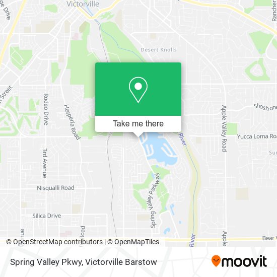 Spring Valley Pkwy map