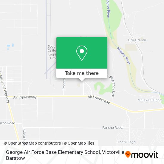 George Air Force Base Elementary School map