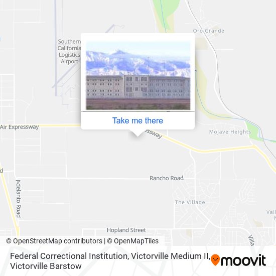 Mapa de Federal Correctional Institution, Victorville Medium II