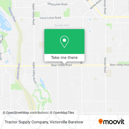 Mapa de Tractor Supply Company