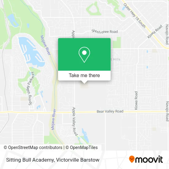 Sitting Bull Academy map