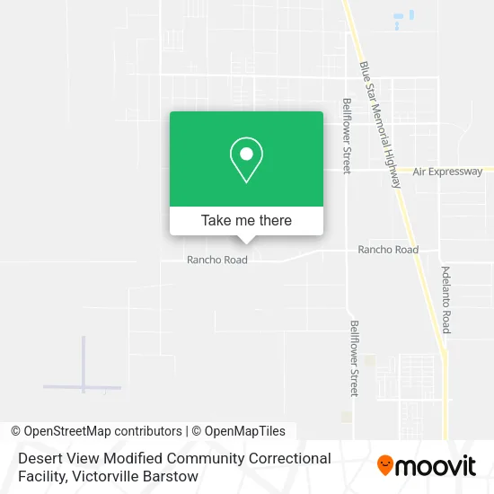 Desert View Modified Community Correctional Facility map