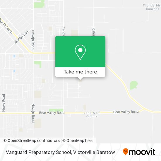 Mapa de Vanguard Preparatory School