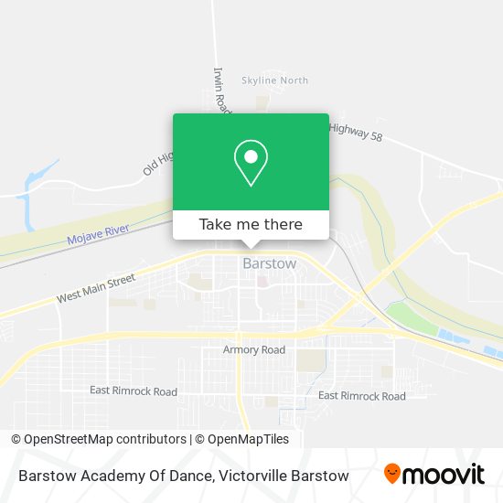 Mapa de Barstow Academy Of Dance