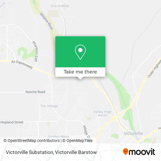 Mapa de Victorville Substation