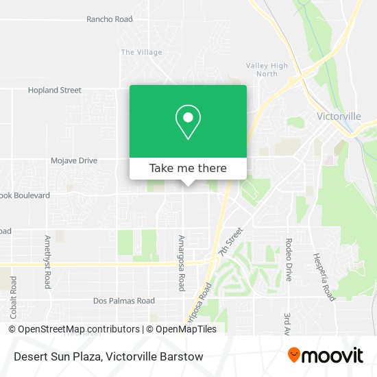 Desert Sun Plaza map