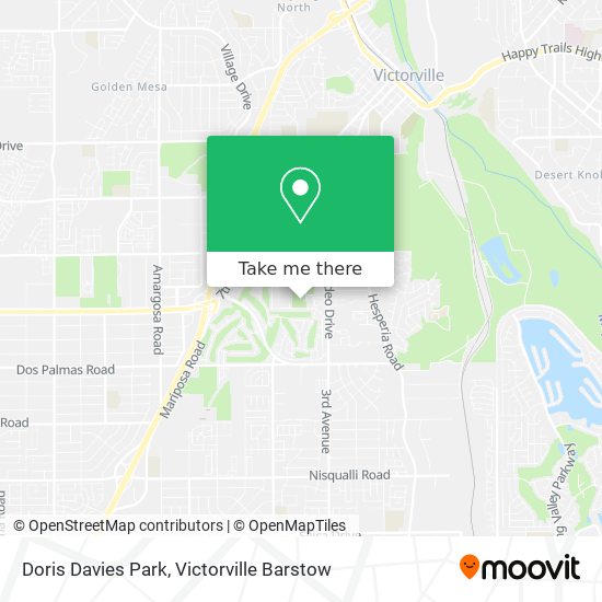 Doris Davies Park map