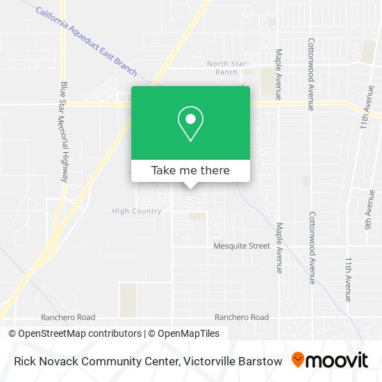 Rick Novack Community Center map