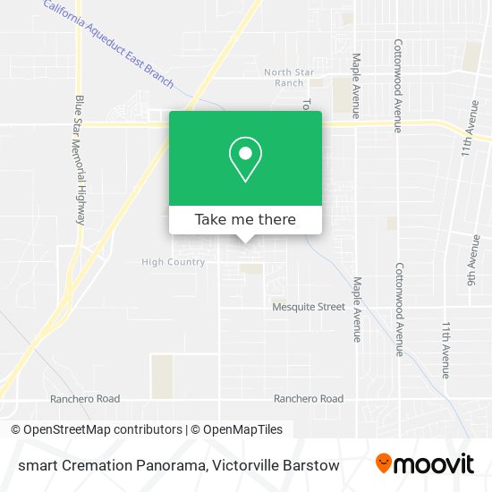 Mapa de smart Cremation Panorama
