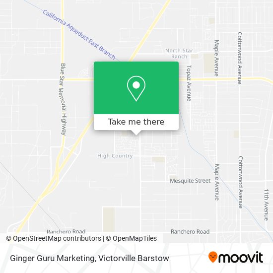 Ginger Guru Marketing map