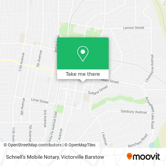 Mapa de Schnell's Mobile Notary