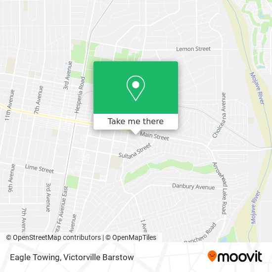 Mapa de Eagle Towing