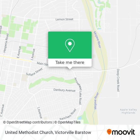 Mapa de United Methodist Church