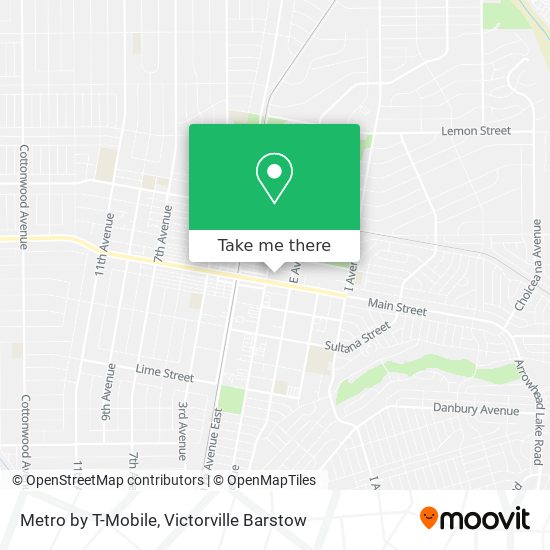 Metro by T-Mobile map