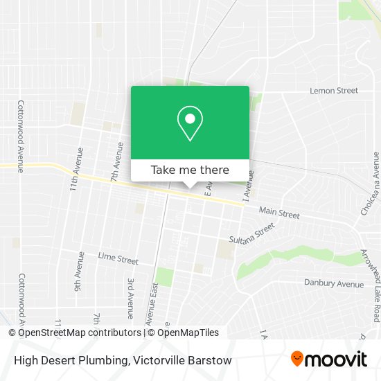 High Desert Plumbing map