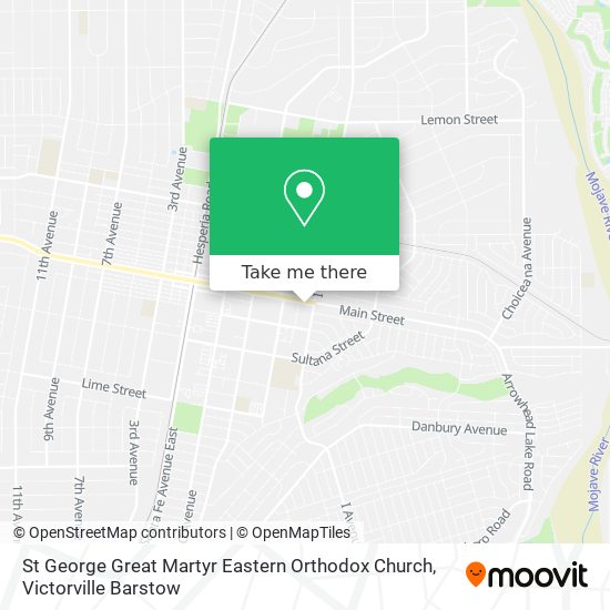 St George Great Martyr Eastern Orthodox Church map