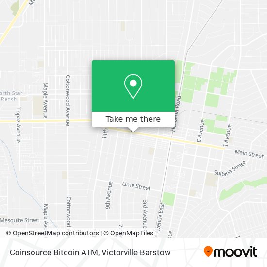 Mapa de Coinsource Bitcoin ATM