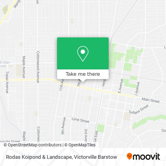 Rodas Koipond & Landscape map