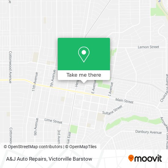 A&J Auto Repairs map