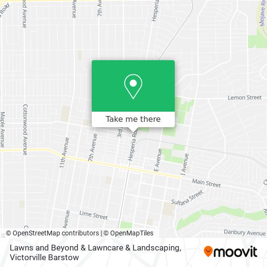 Lawns and Beyond & Lawncare & Landscaping map