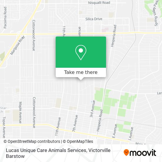 Lucas Unique Care Animals Services map