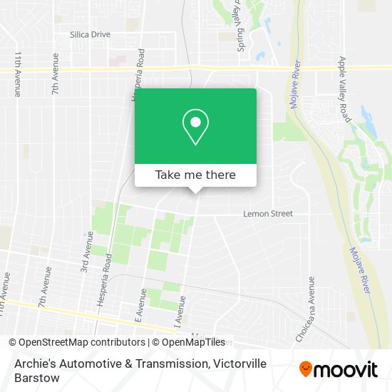 Mapa de Archie's Automotive & Transmission