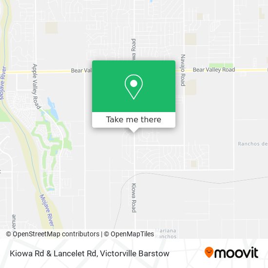 Kiowa Rd & Lancelet Rd map