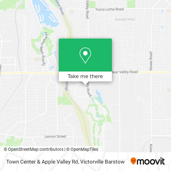 Mapa de Town Center & Apple Valley Rd