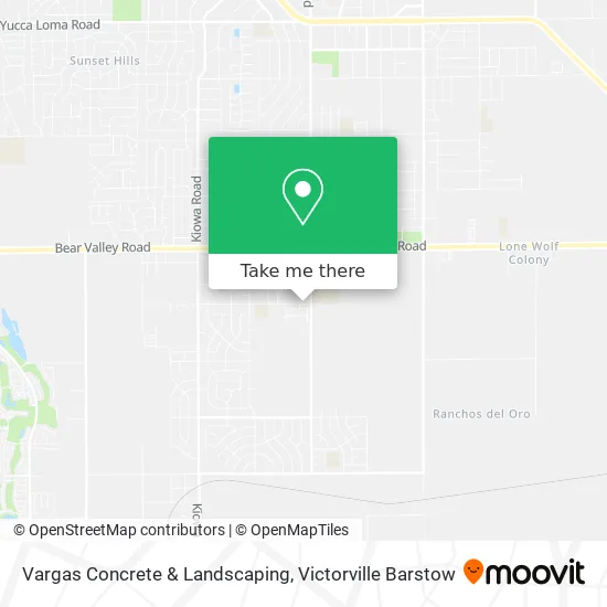 Mapa de Vargas Concrete & Landscaping