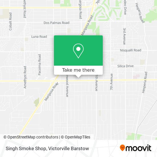 Mapa de Singh Smoke Shop