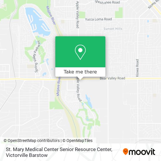 St. Mary Medical Center Senior Resource Center map