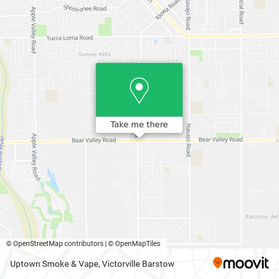 Uptown Smoke & Vape map