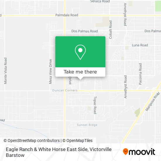 Eagle Ranch & White Horse East Side map
