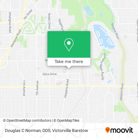 Douglas C Norman, DDS map