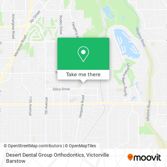 Desert Dental Group Orthodontics map