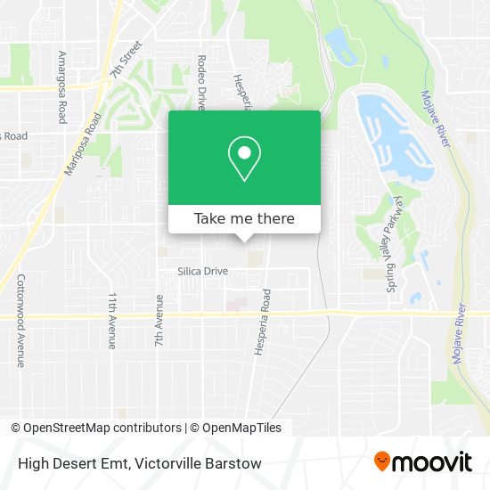 High Desert Emt map