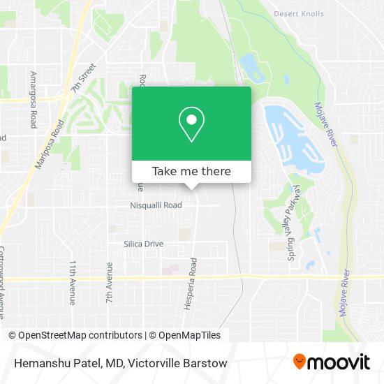 Mapa de Hemanshu Patel, MD