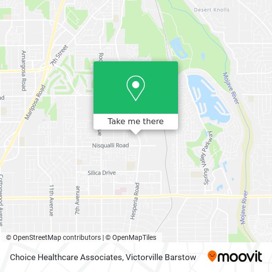 Mapa de Choice Healthcare Associates